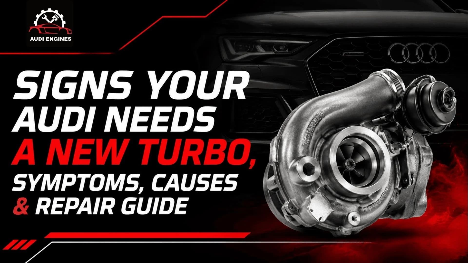 Signs Your Audi Needs a New Turbo, Symptoms, Causes & Repair Guide