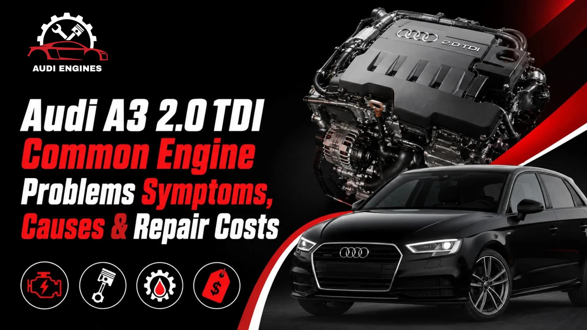 Audi A3 2.0 TDI Common Engine Problems Symptoms, Causes & Repair Costs