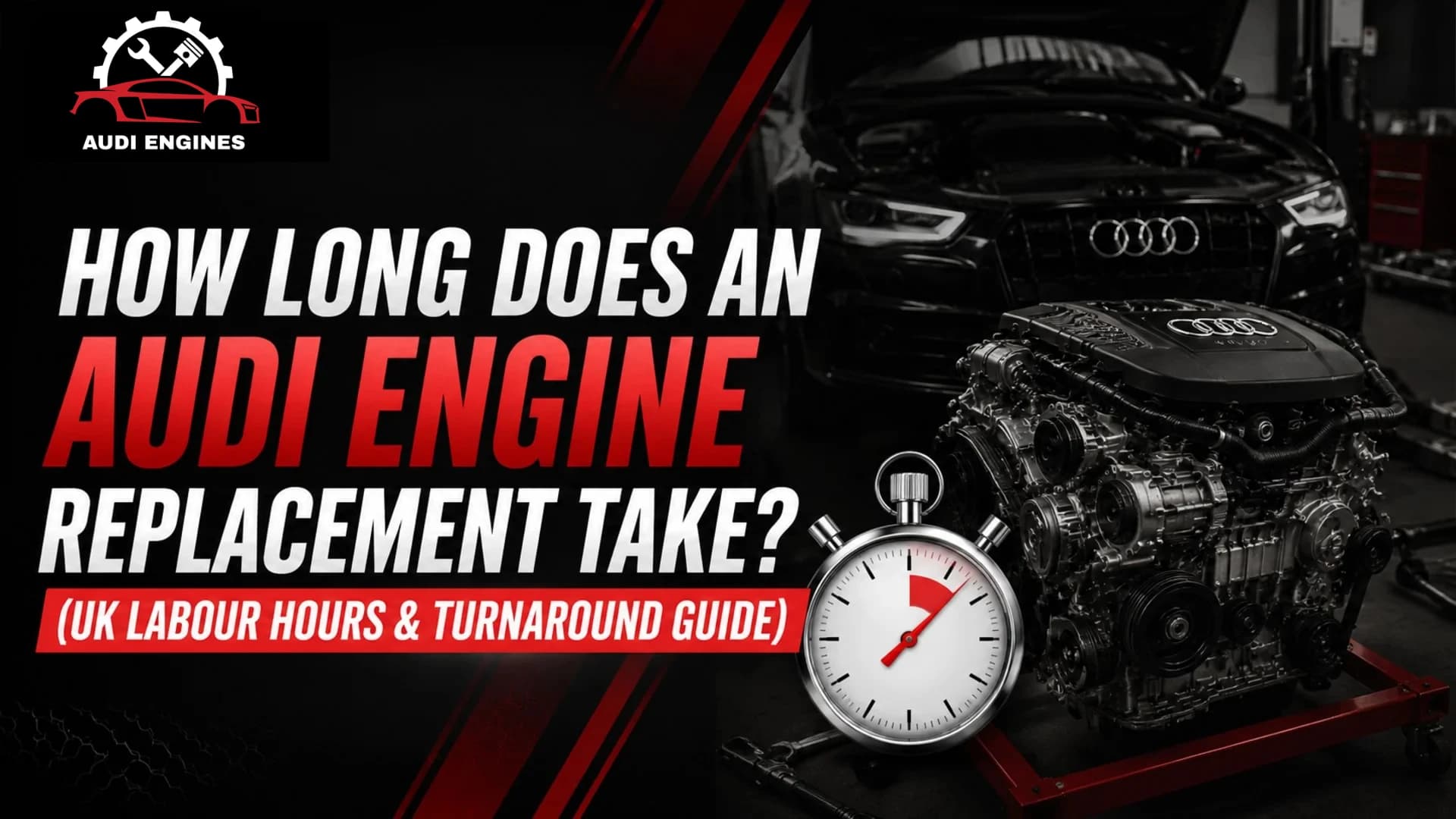How Long Does an Audi Engine Replacement Take? (UK Labour Hours & Turnaround Guide)
