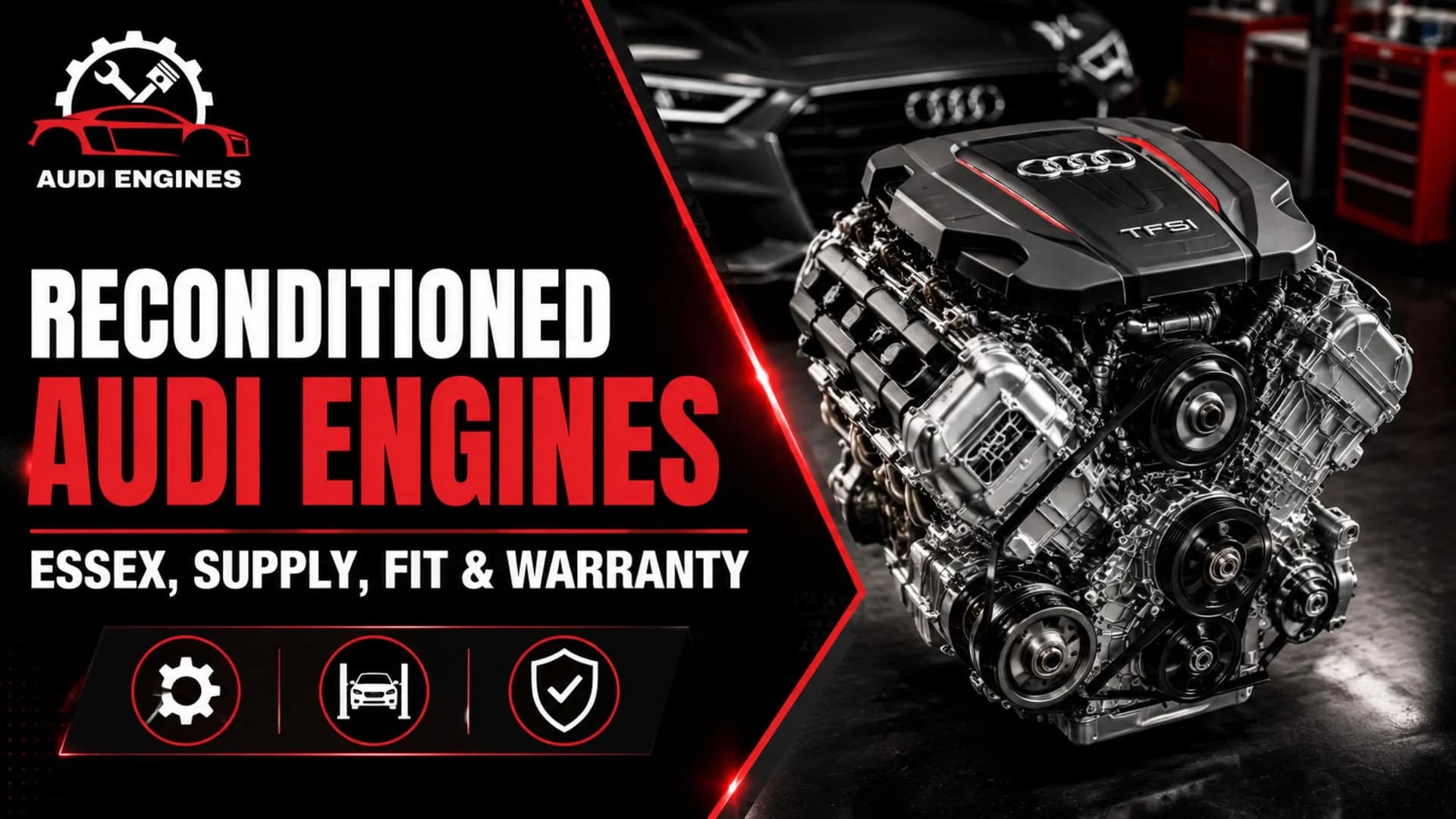 Reconditioned Audi Engines Essex, Supply, Fit & Warranty