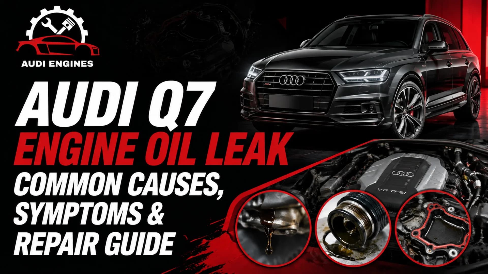 Audi Q7 Engine Oil Leak Common Causes, Symptoms & Repair Guide