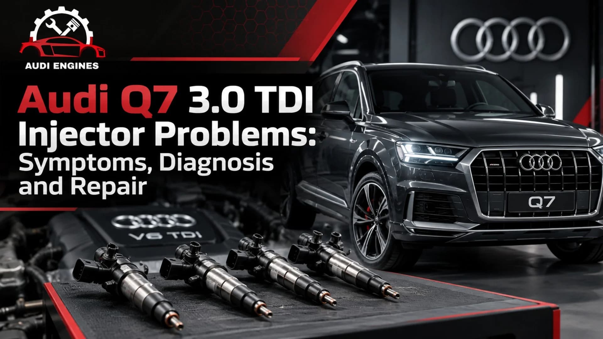 Audi Q7 3.0 TDI Injector Problems: Symptoms, Diagnosis and Repair