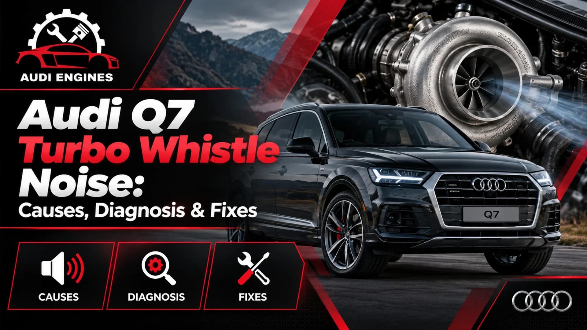Audi Q7 Turbo Whistle Noise: Causes, Diagnosis & Fixes