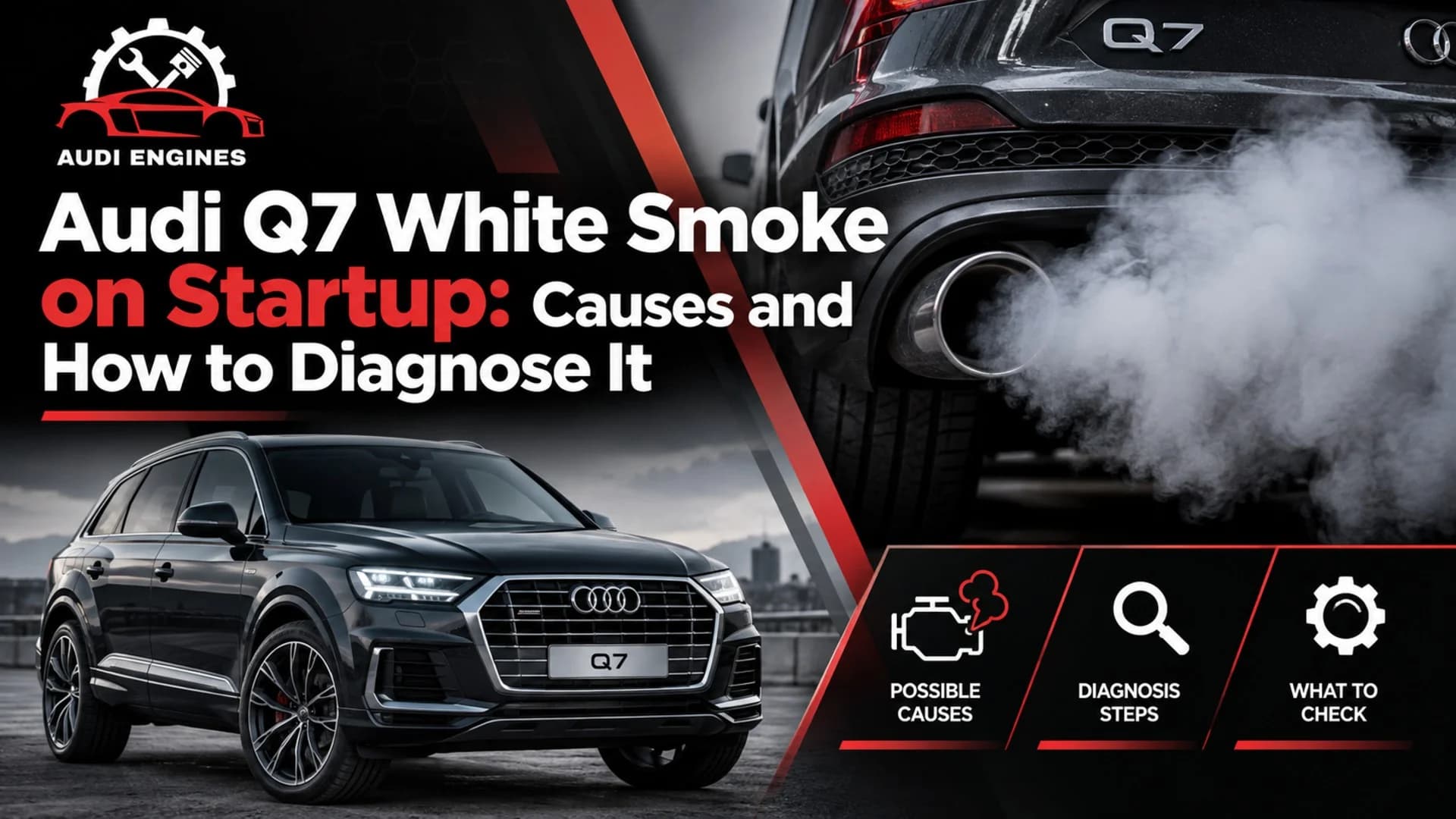 Audi Q7 White Smoke on Startup: Causes and How to Diagnose It