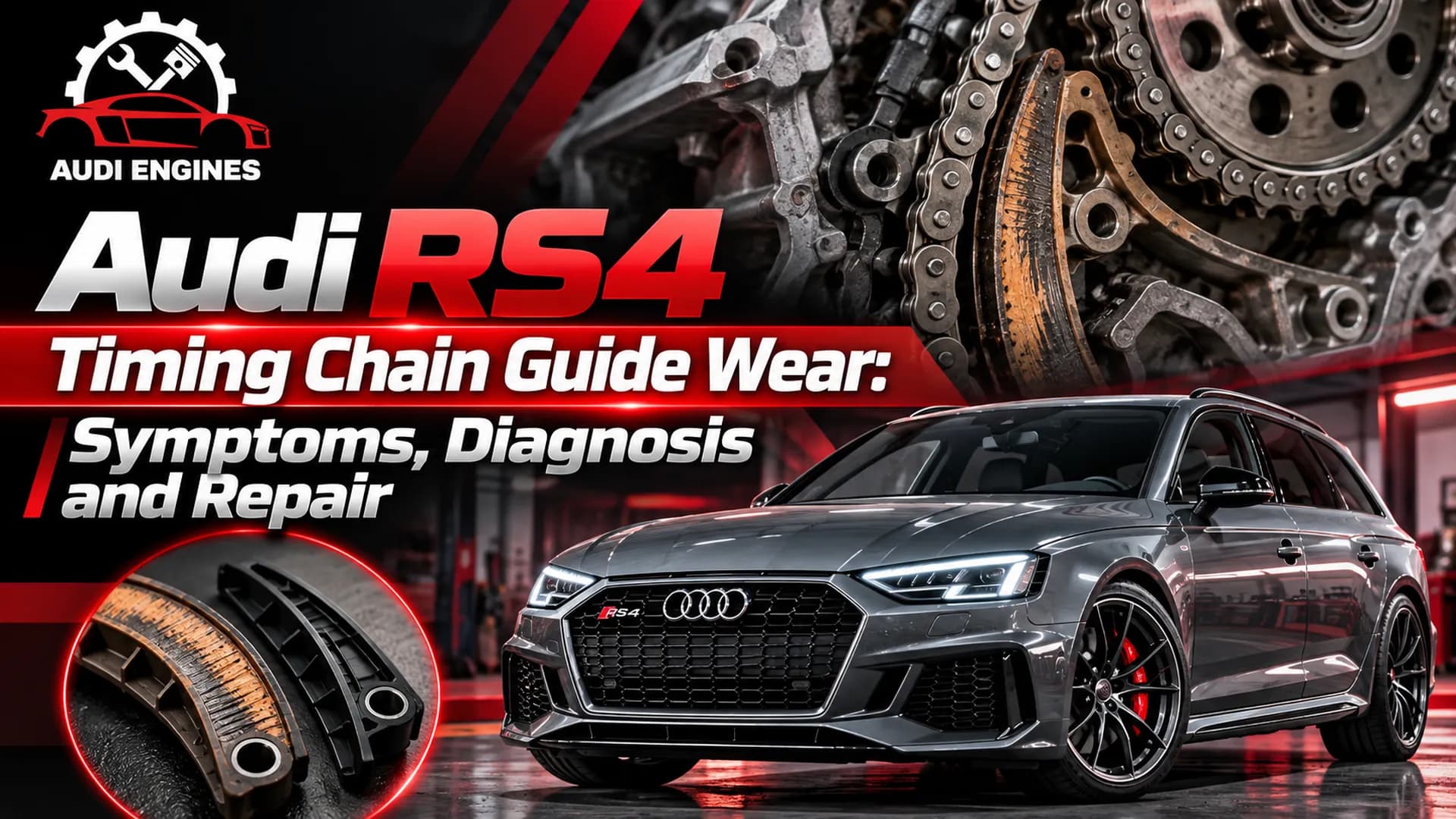 Audi RS4 Timing Chain Guide Wear: Symptoms, Diagnosis and Repair