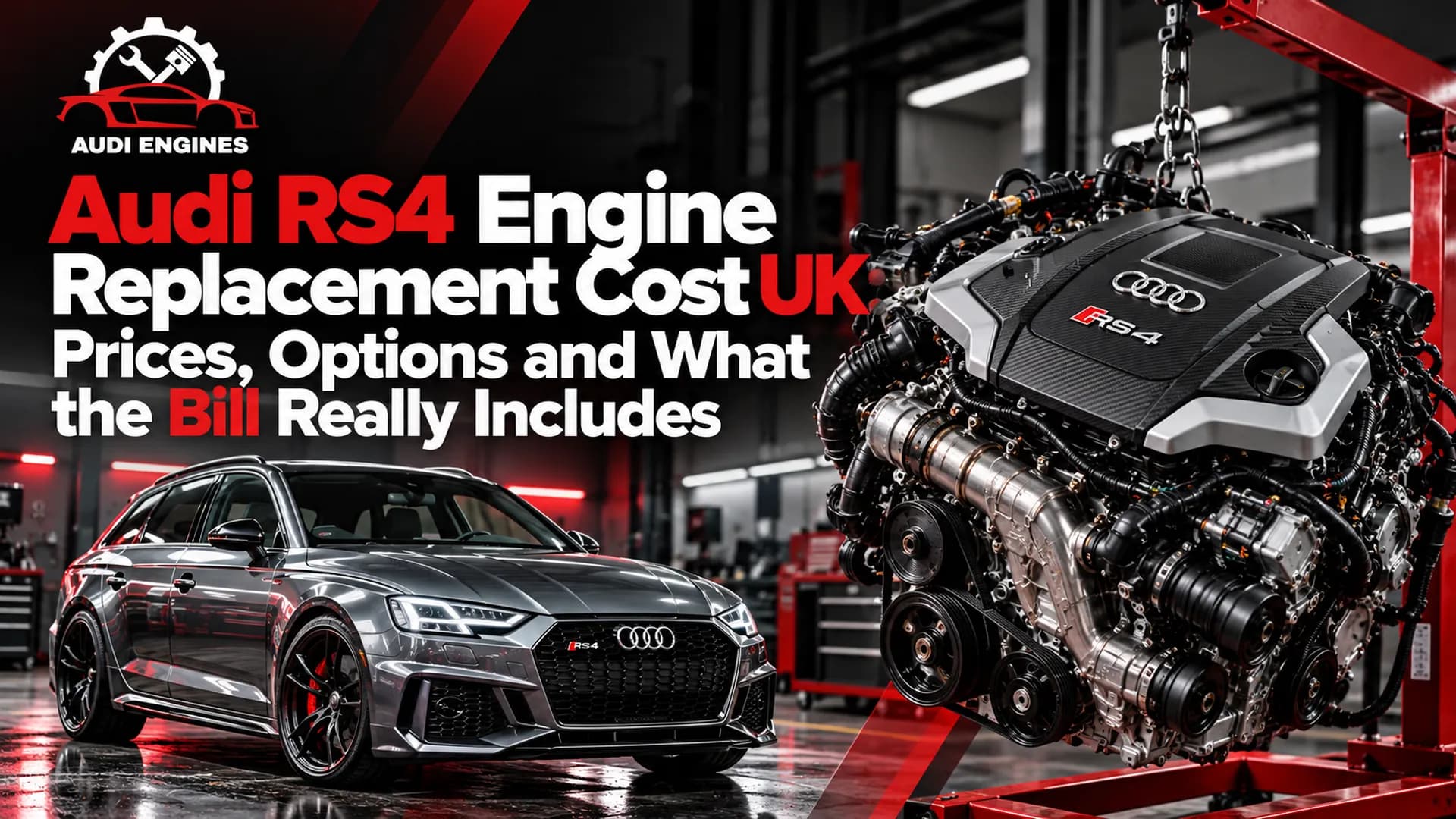 Audi RS4 Engine Replacement Cost UK: Prices, Options and What the Bill Really Includes