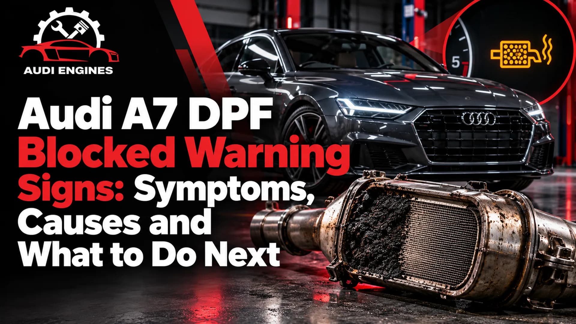 Audi A7 DPF Blocked Warning Signs: Symptoms, Causes and What to Do Next