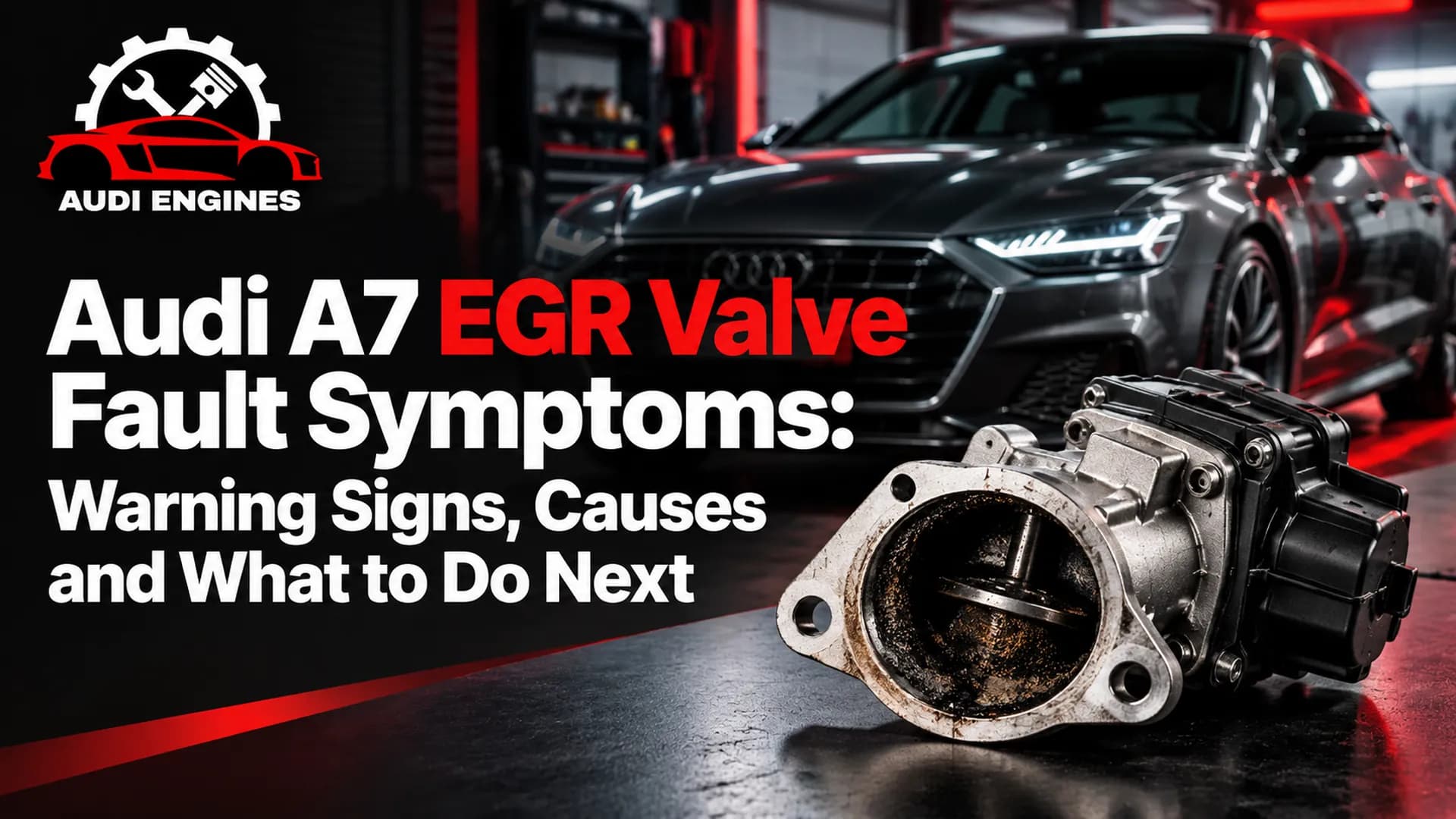 Audi A7 EGR Valve Fault Symptoms: Warning Signs, Causes and What to Do Next