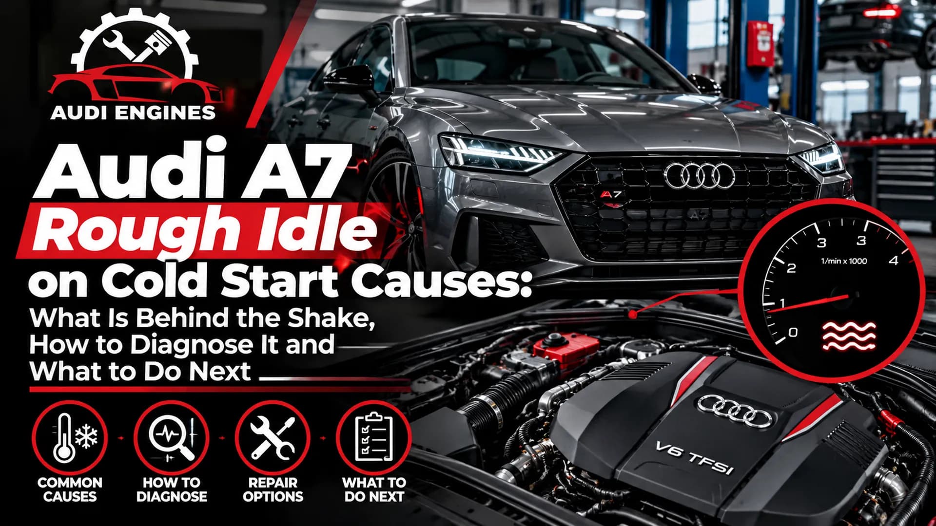Audi A7 Rough Idle on Cold Start Causes: What Is Behind the Shake, How to Diagnose It and What to Do Next