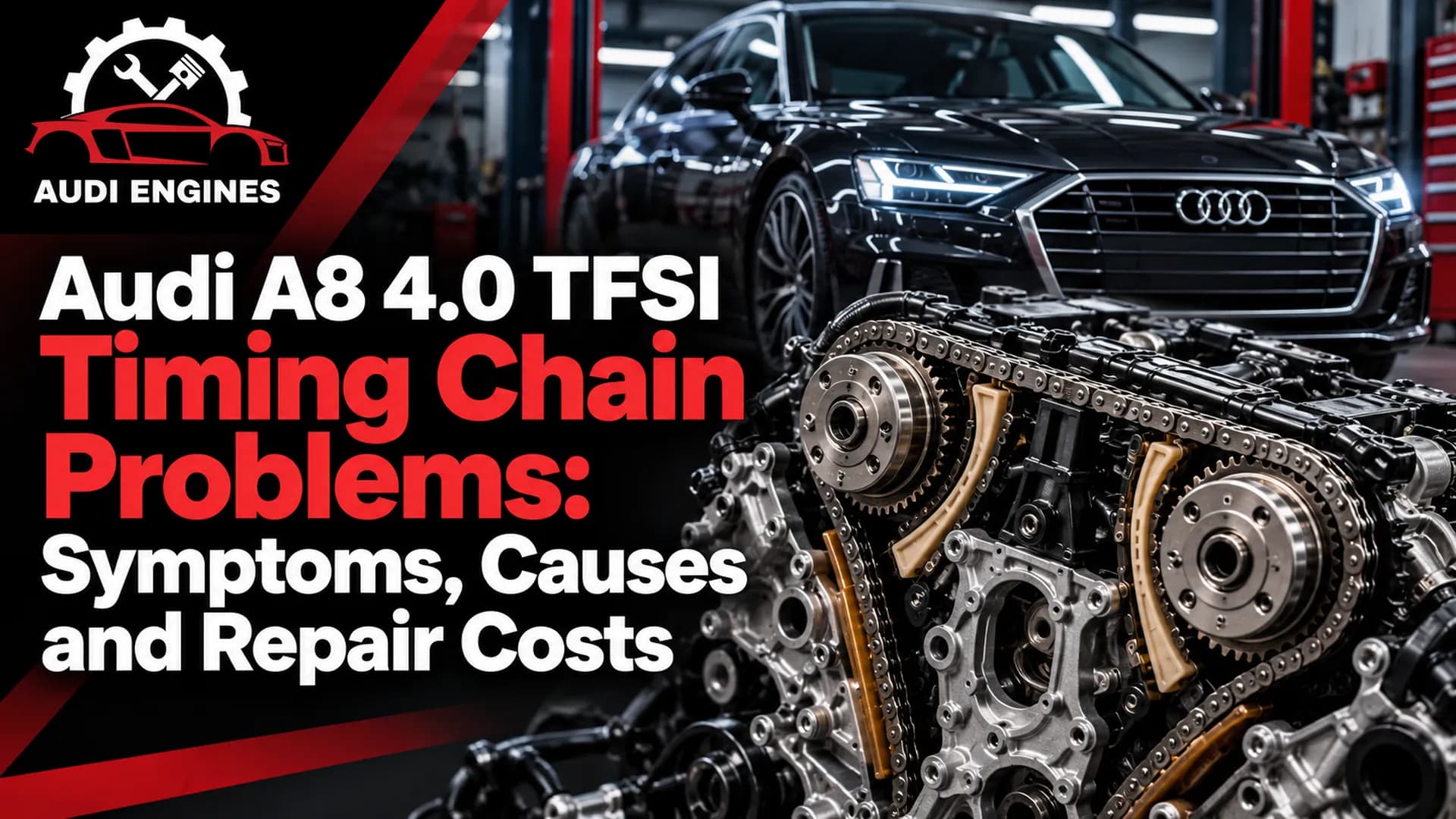 Audi A8 4.0 TFSI Timing Chain Problems: Symptoms, Causes and Repair Costs