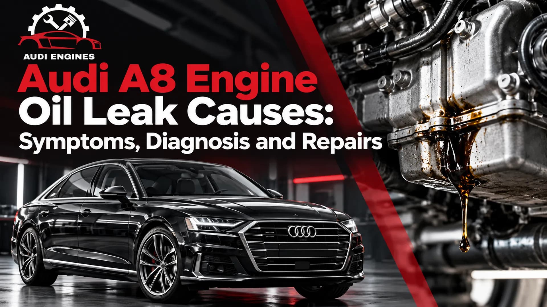 Audi A8 Engine Oil Leak Causes: Symptoms, Diagnosis and Repairs
