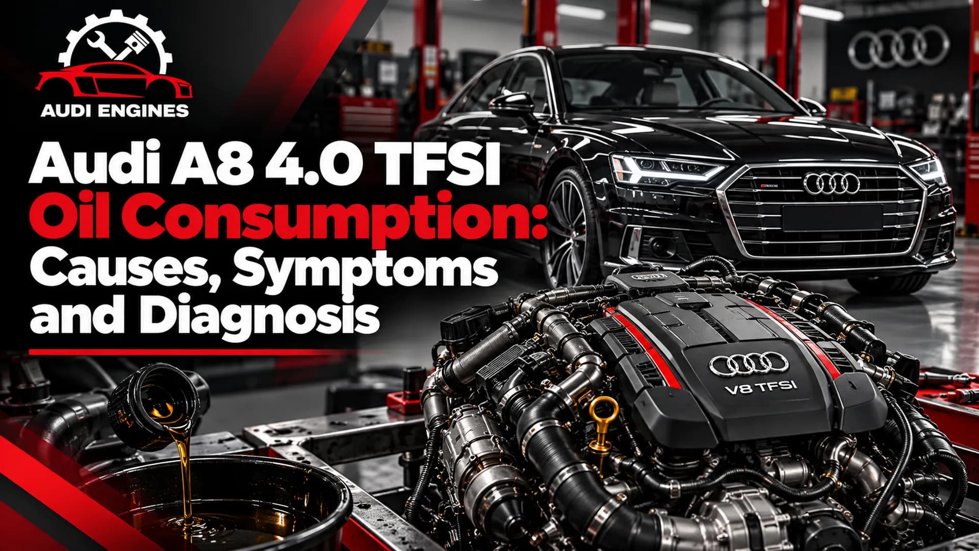 Audi A8 4.0 TFSI Oil Consumption: Causes, Symptoms and Diagnosis