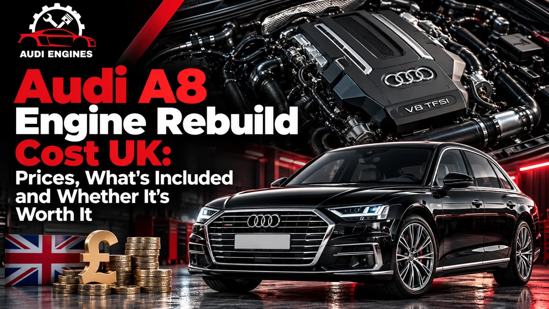 Audi A8 Engine Rebuild Cost UK: Prices, What's Included and Whether It's Worth It