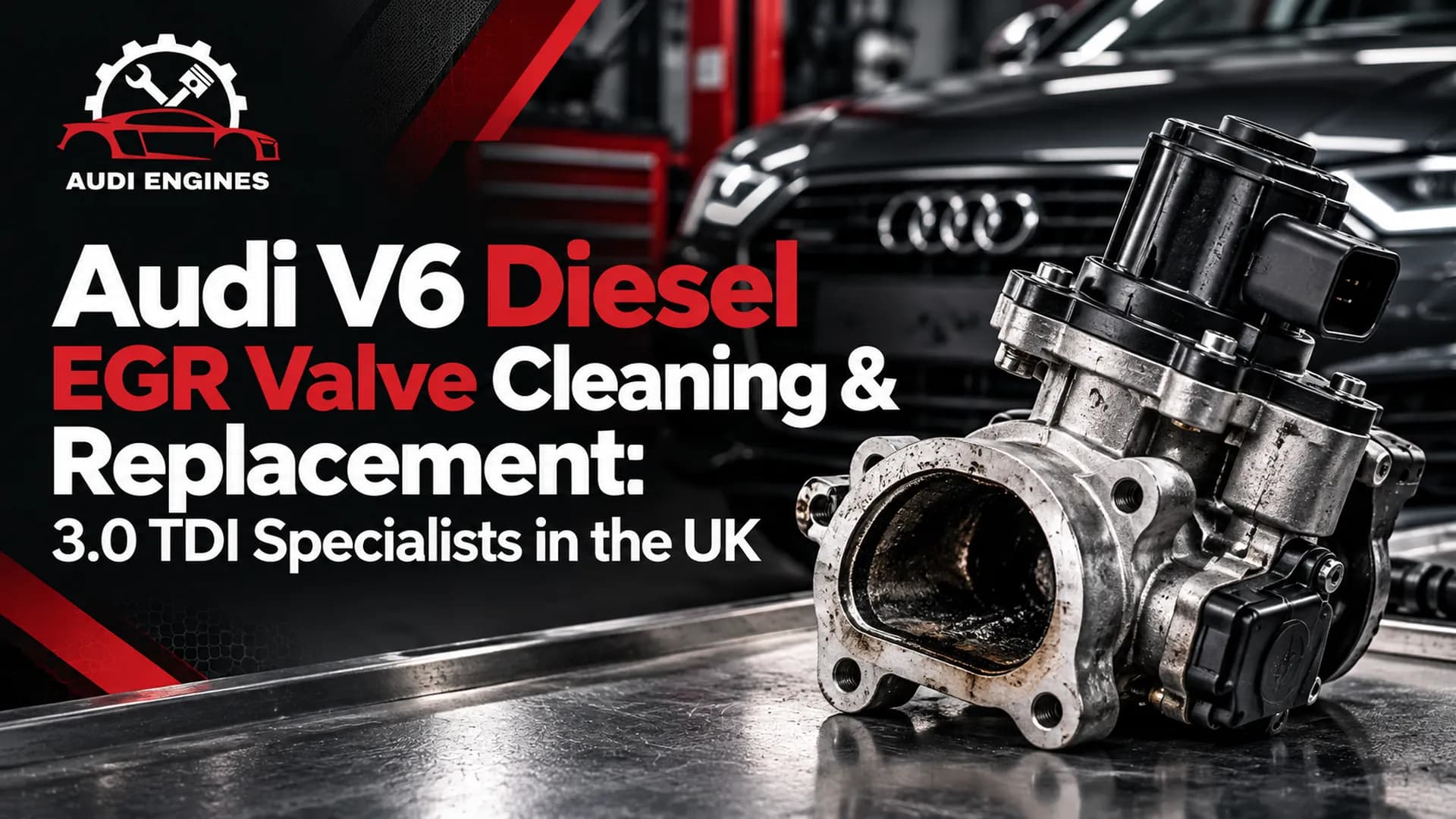 Audi V6 Diesel EGR Valve Cleaning & Replacement: 3.0 TDI Specialists in the UK