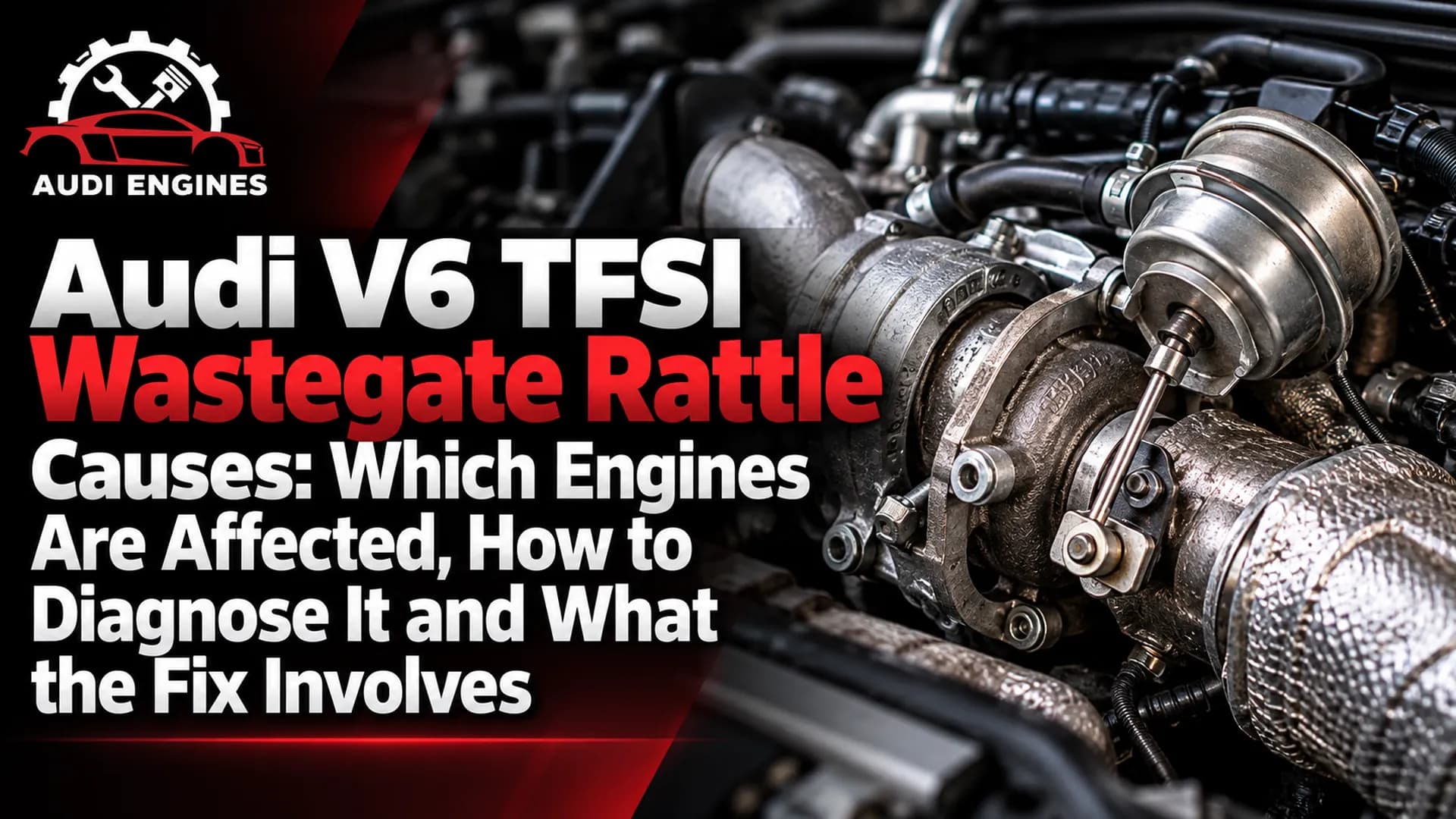 Audi V6 TFSI Wastegate Rattle Causes: Which Engines Are Affected, How to Diagnose It and What the Fix Involves
