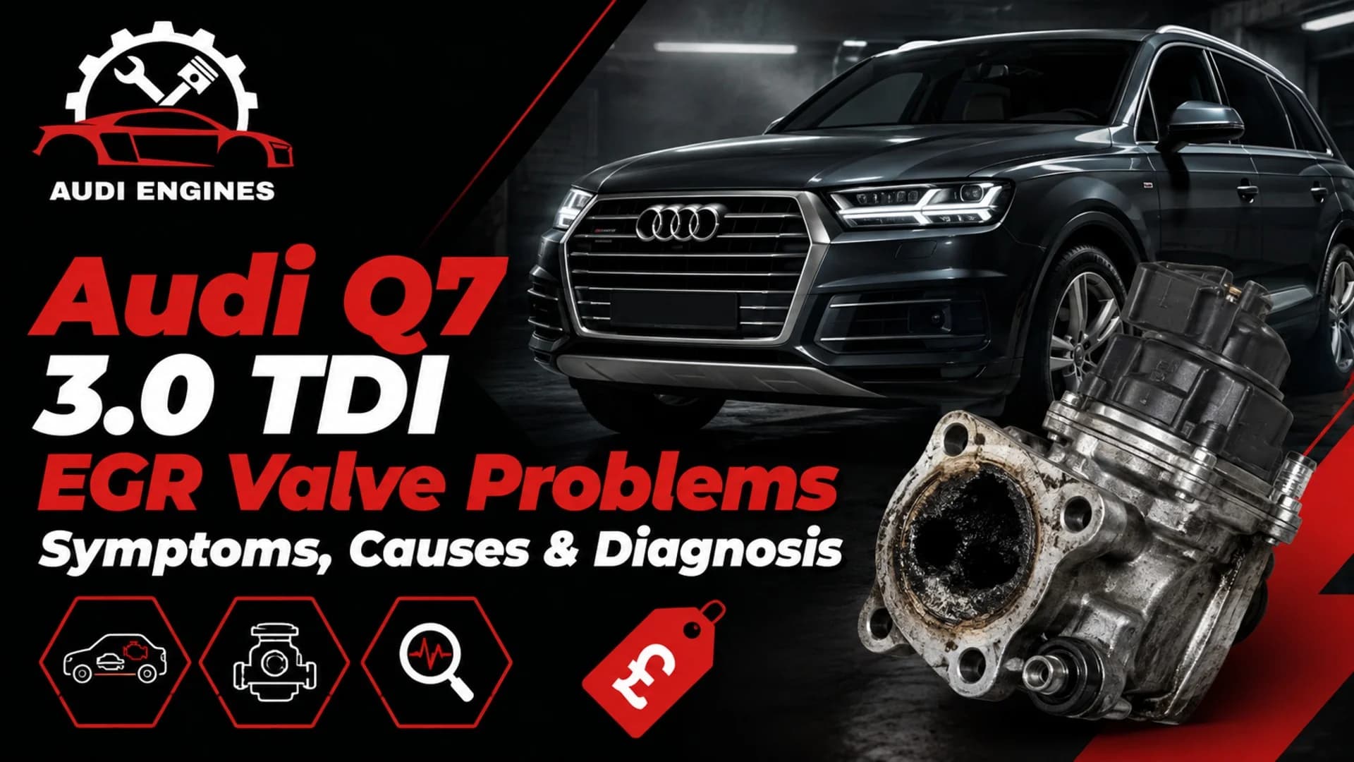 Audi Q7 3.0 TDI EGR Valve Problems Symptoms, Causes & Diagnosis