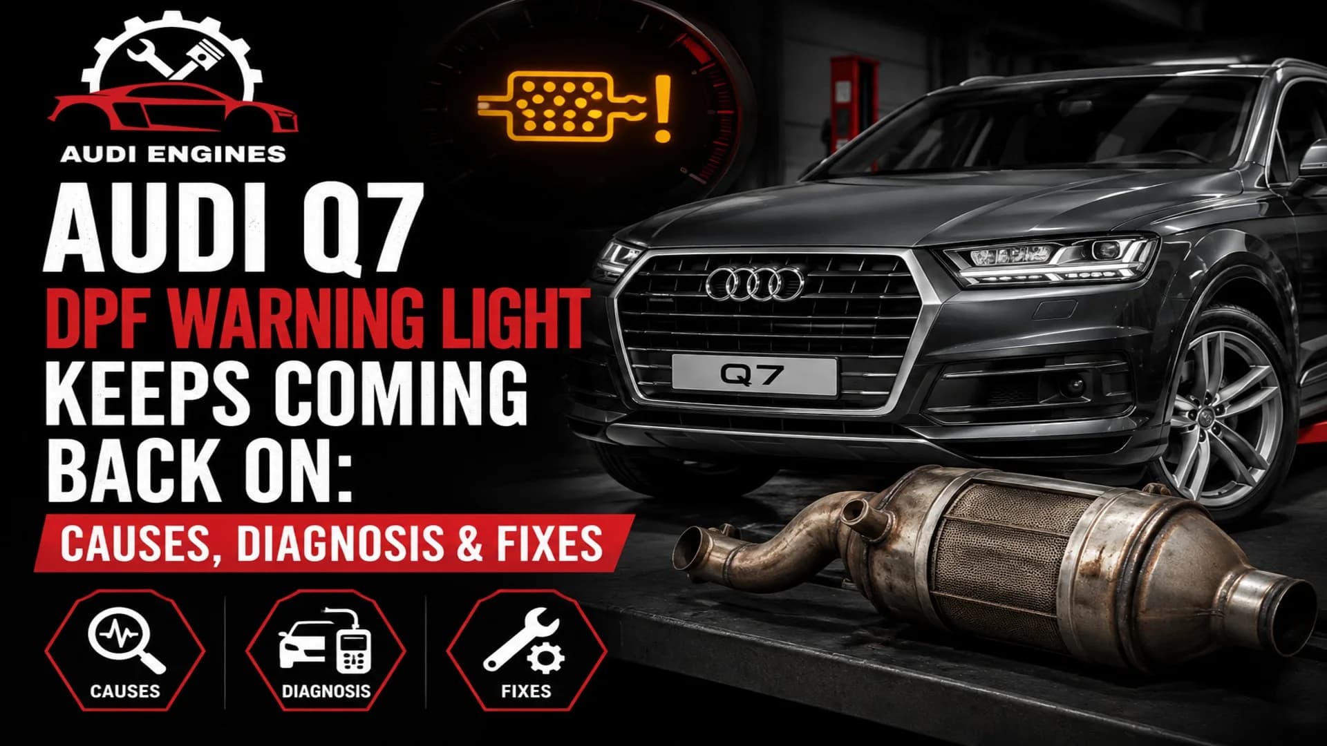 Audi Q7 DPF Warning Light Keeps Coming Back On: Causes, Diagnosis & Fixes
