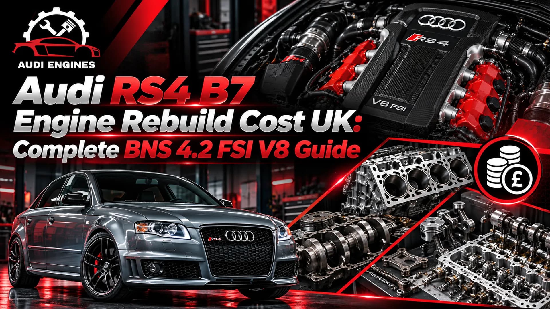 Audi RS4 B7 Engine Rebuild Cost UK: Complete BNS 4.2 FSI V8 Guide